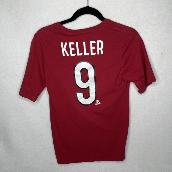 Arizona Coyotes Youth T Shirt Size X-Large 18/20 XL  Maroon #18 Keller NHL - Picture 5 of 6